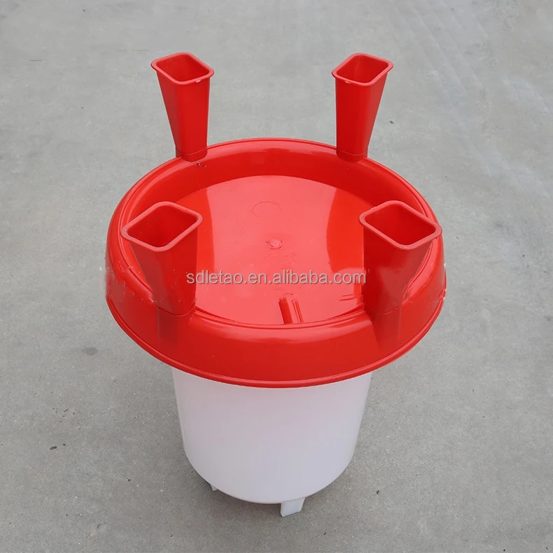 Letao supply  chicken water drinker automatic chicken feeders and drinkers plastic with legs