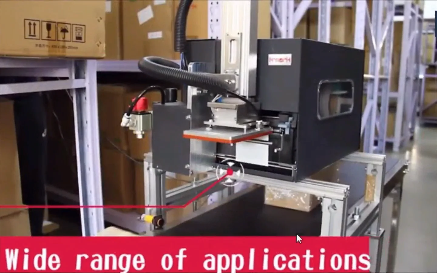 N-mark V420T model Industrial High Speed Auto package making online printing labeling machine