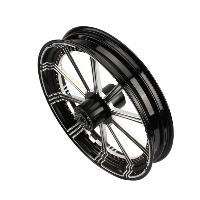 Forged rim allooy motorcycle wheel blanks custom motorbike wheels 21'black chrome motorcycle wheels best quality