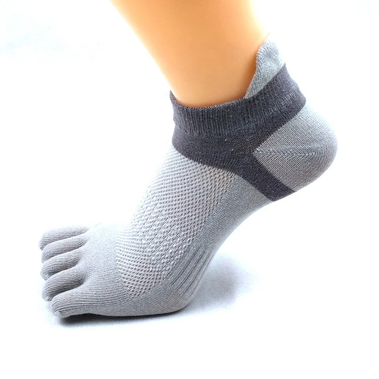 
China Factory Cheap Unisex 5 Toe Socks 100% Cotton Summer Mesh Five Finger Socks 