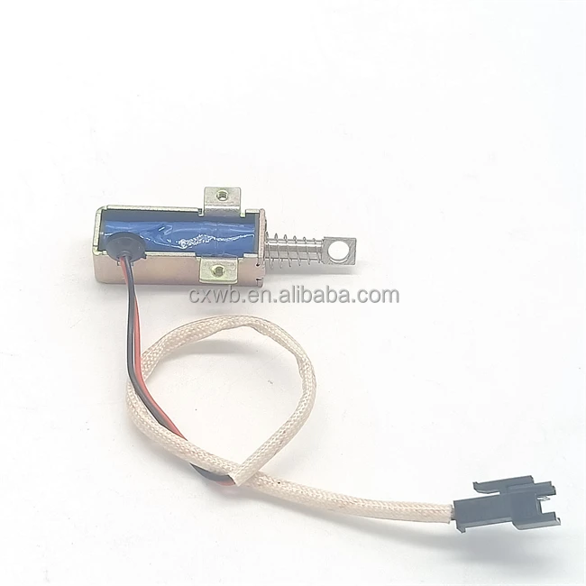 Factory price U0436L pull type open frame solenoid  DC 3v 6V electric solenoid travel  6mm  mini solenoid