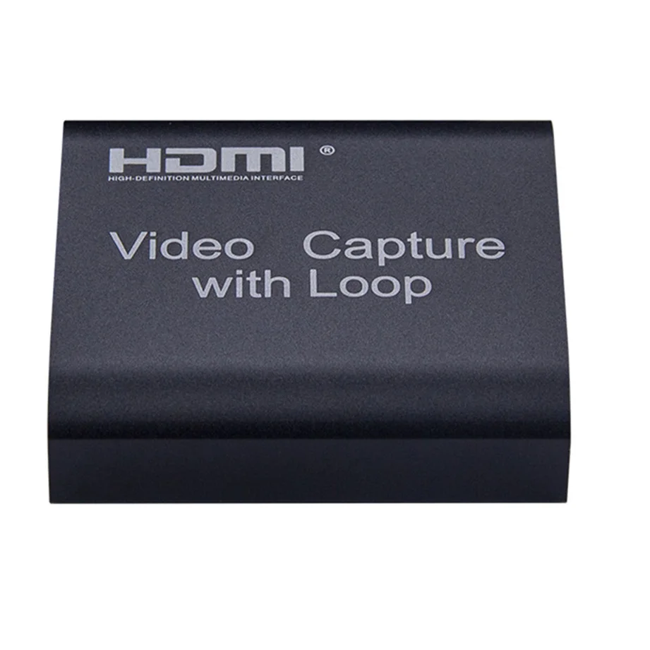HD1080P 4K HDMI-compatible Video Capture Card  USB 2.0 Video Capture Board Game Record Live Streaming Broadcast TV Local Loop