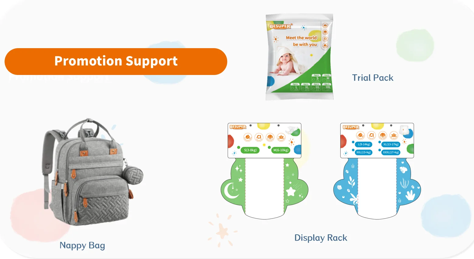 Besuper wholesale thin like a coin baby diaper pant pull up pant manufacturer