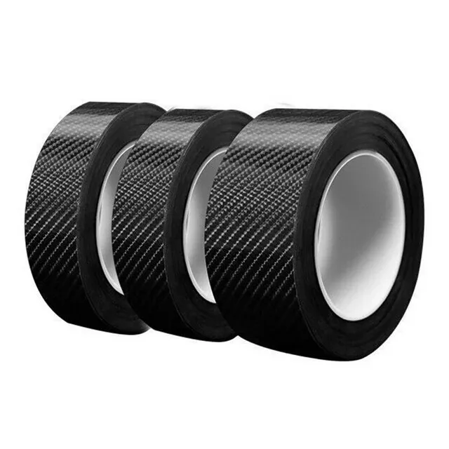 5D Carbon Fiber Anti-Collision Protector Tape Automotive Scratch Cover Strip Sticker Car Door Edge Entry Adhesive Paper Film