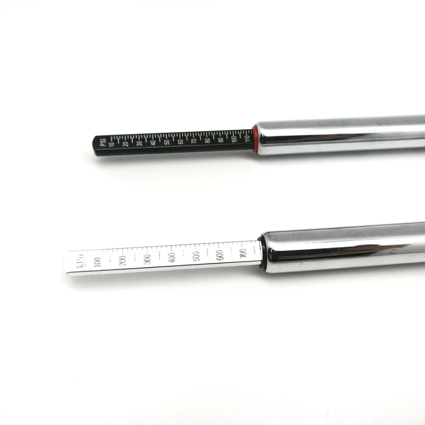Wheelsky high quality 10-150psi zinc head 2-side scale bar steel body car tire pressure gauge pen