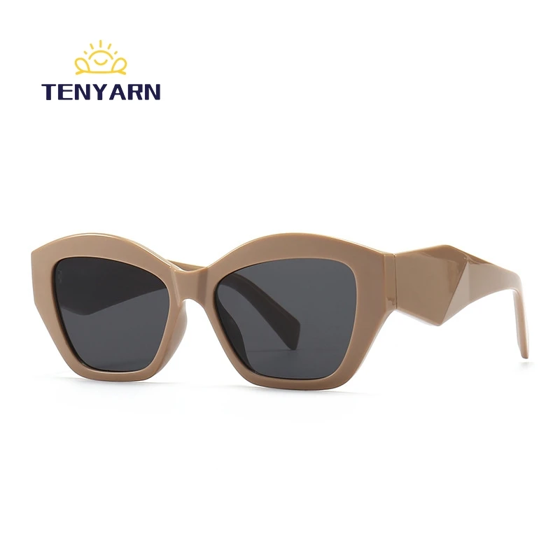 Tenyarn Sunglass Manufacture Designer Leopard Sunglasses Luxury Fashion Cat Eye Vintage Women Sun Glasses 0