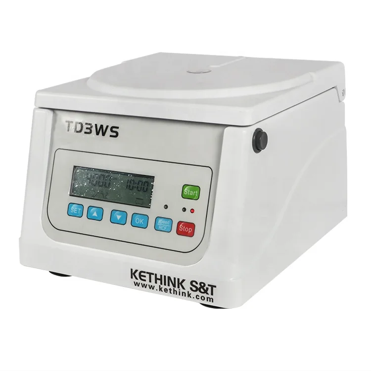 TD3WS low speed portable mini centrifuge with angle rotors 5ml, 7ml,10ml, 15ml, 20ml tubes