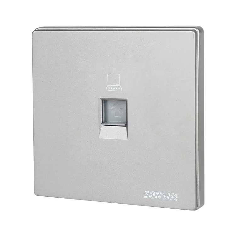 Sanshe PC material single relate eight core computer and data sockets