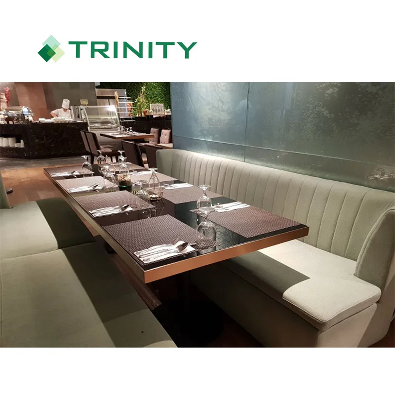 Customized luxury wooden upholstered design 5 star hotel restaurant furniture chairs and tables for sale