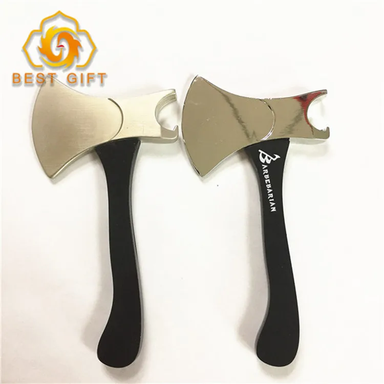 Popular Sales Custom Metal Keychain Bottle Opener Self Defense Metal Axe Shape Keychain