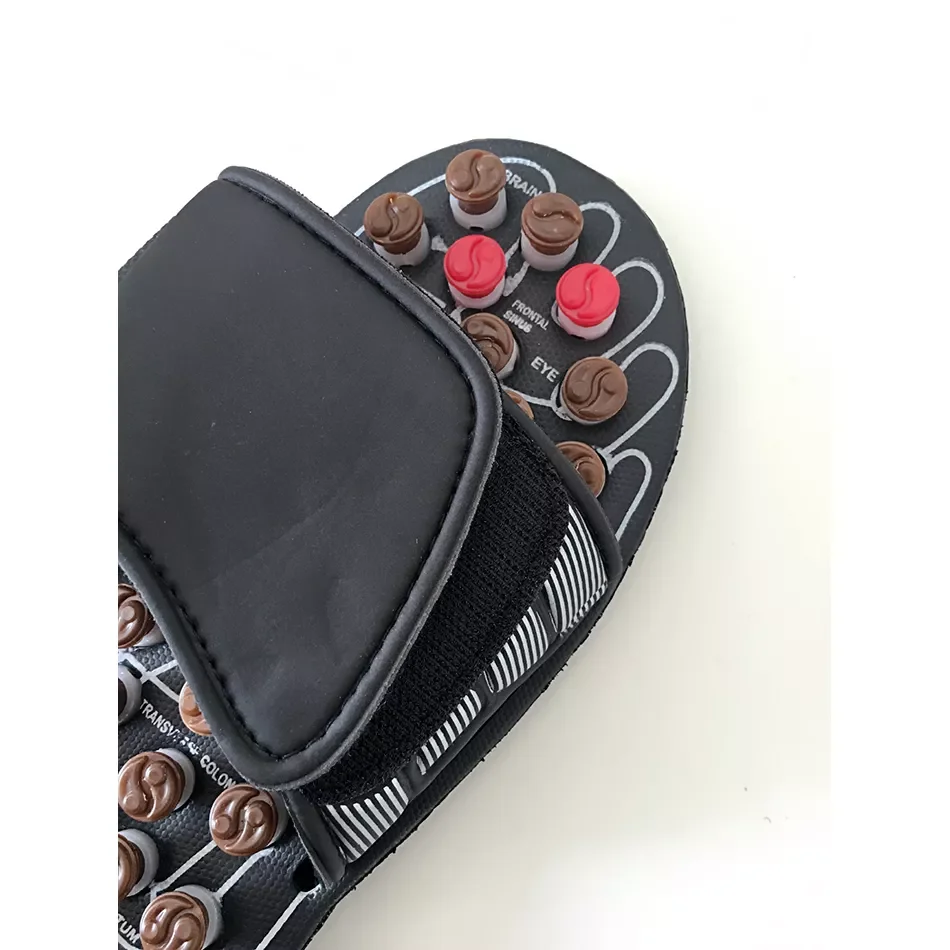 Acupoint Massage Slippers Sandal For Men Feet Acupressure Rotating Foot Massager Shoes
