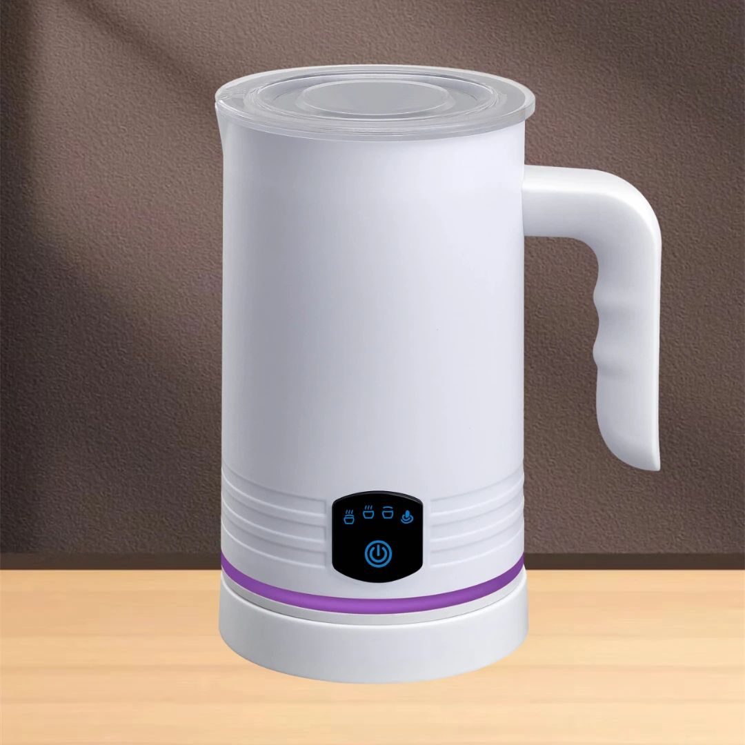 Milk Frother Electric,Silent Operation Milk Heater and Warmer Hot & Cold Milk Foamer Maker for Latte Coffee Chocolate