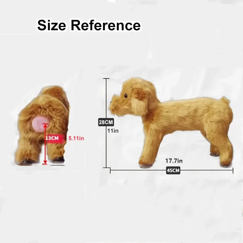 Sleep Estrus Dog Toy Simulation Mating Toy Plush Poodle Vent Fire Oestrus Partner Mating Sexual Pet Sex Toys For Dog