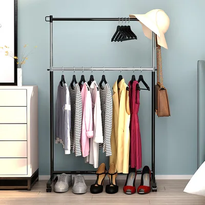 Wholesale  display racks Clothes rack  Garment Storage Stand Hanger Clothes Drying Rack custom