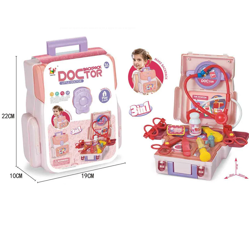 2022 Educational Most Popular DIY Pretend Play Operating Table Doctor Toys Set Kit For Kids