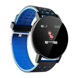 Hot Sale Smartwatch 119plus Wrist Bracelet D18 Sport Wristband Fitness Tracker Relogio Inteligente 119 Plus Smart Watch