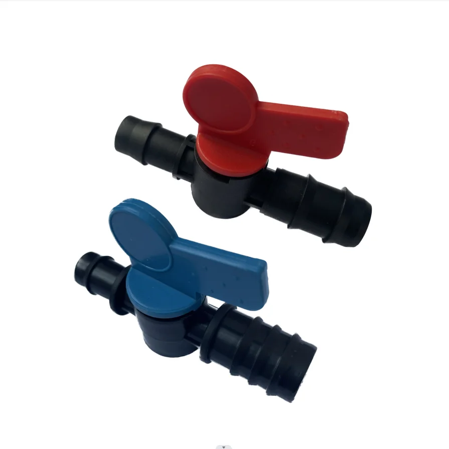 Factory direct plastic MinI valve 16mm 20mm start purchase connector for irrigation hose with good quality