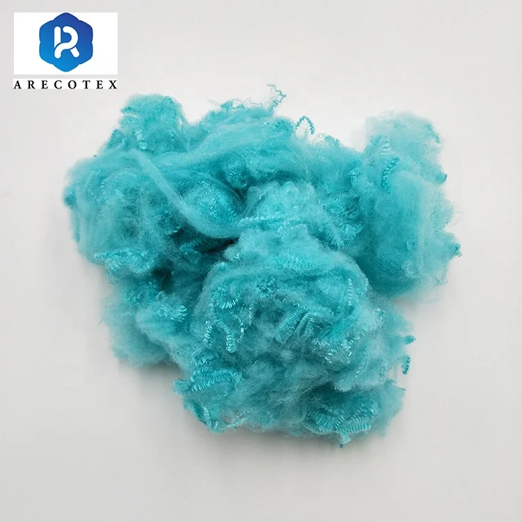 Hot-selling plush interior filling material 1.2dx38 mm 1.5dx38mm composite non-silicified microfiber