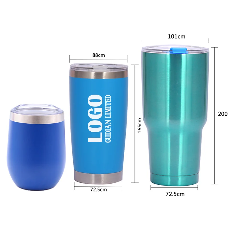 Custom Sublimation Kids Tumbler Printed Vacuum Thermo Metal Beer Mug Egg 12/20oz 30 Oz Tumbler Personalized Water Tumbler Print