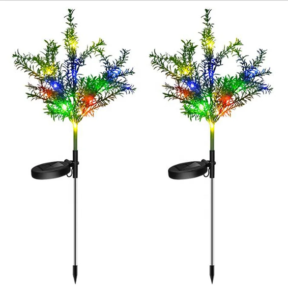 garden lawn pathway yard led decorative lights outdoor color changing blinking Christmas tree lights