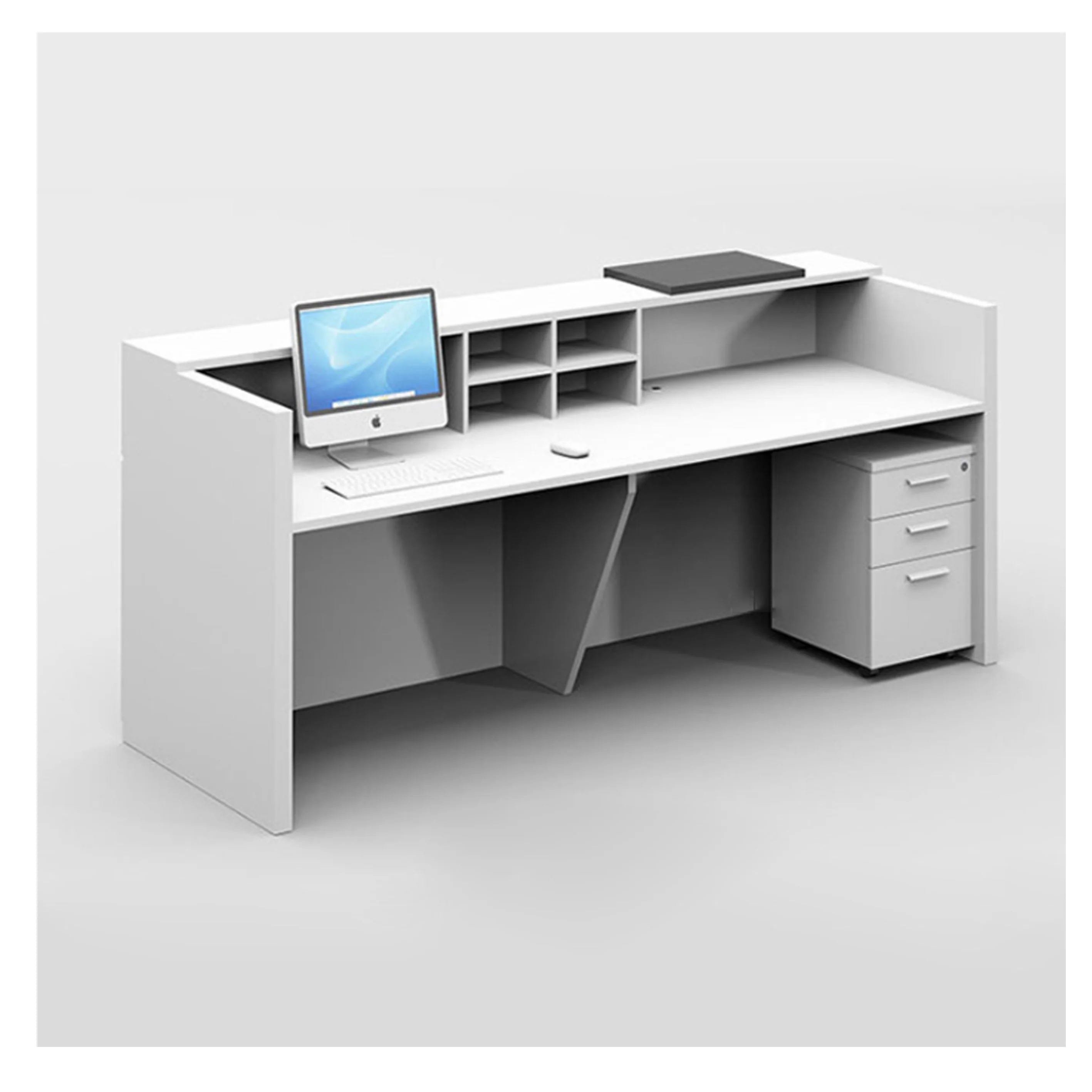 Standard Size Display Cabinet in Hotel Office Reception Desk Modern MDF /