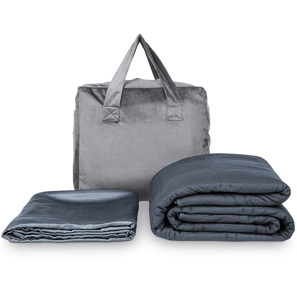 
Wholesale cheap price high quality weighted baby blanket set 