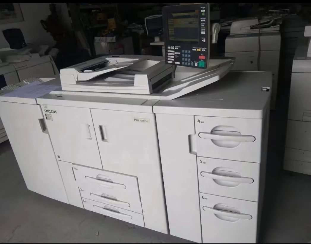 Used A3 Laser Office Copier Printer Scanner for Ricoh MP1100 1350 All-in-One Photocopy