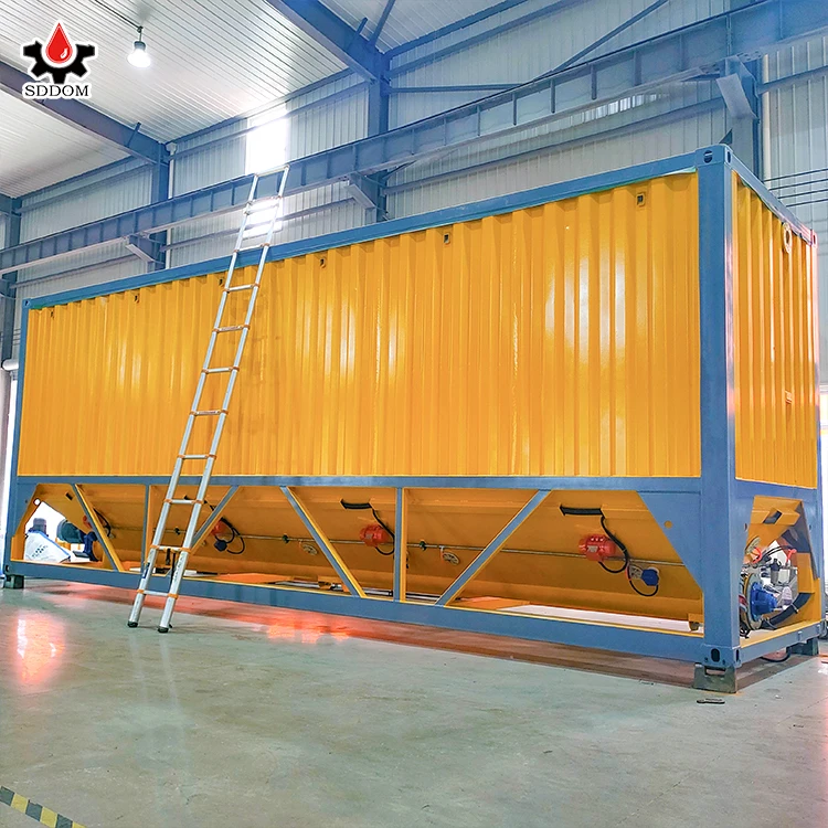 SDDOM easy transport CE certificate high quality container type horizontal silo