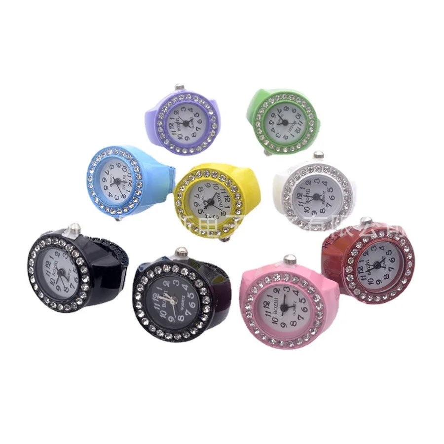 2024 Fashion Digital Finger Ring Watch Multicolored Quartz Digital Finger Ring Watch Versatile Ring Watch Women