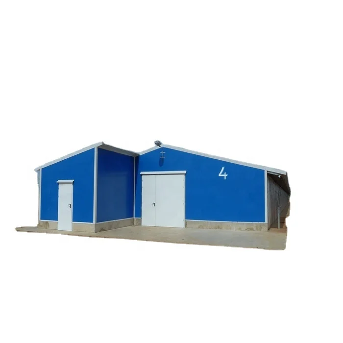 China made chicken farm building steel chicken shed layer shed farm