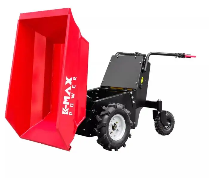 K-maxpower Customizable Approved battery capacity  48V 20AH 215kgs load  500Kgs loading mini skid steer loader dumper Machine