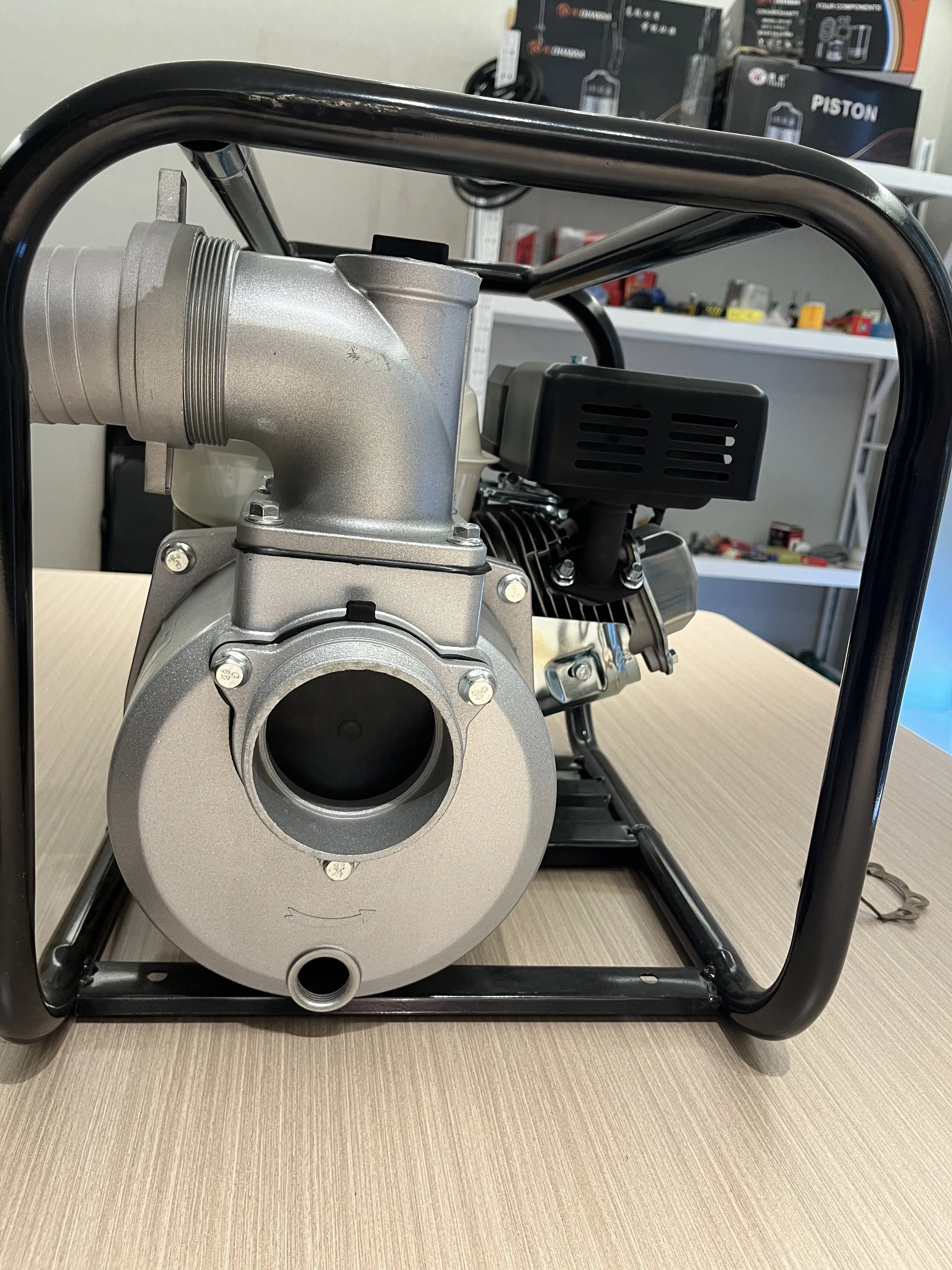 2 дюймов Wp20 5.5HP Gx160 портативный бензиновый водяной насос с предупреждением о масле