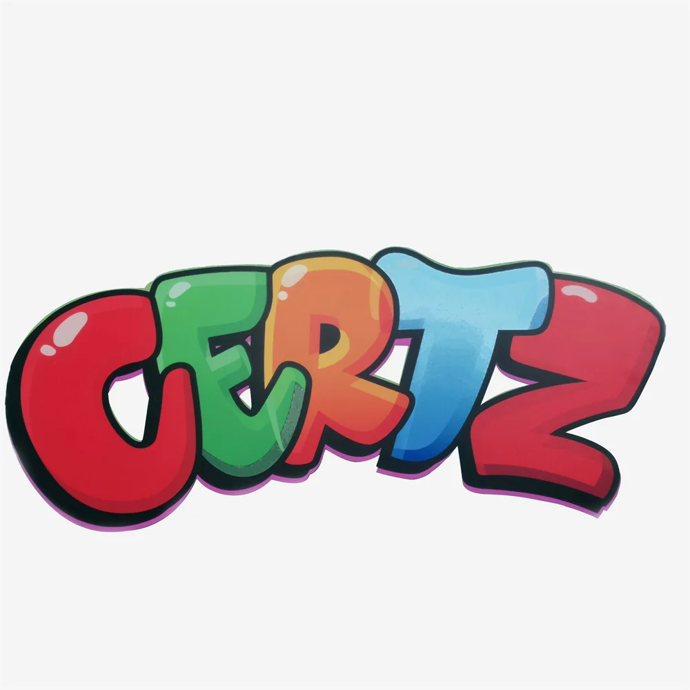 Customized Logo PVC Sticker Magnetic Decorative Irregular Shape UV Printed Refrigerator Magnet for Home Car Body