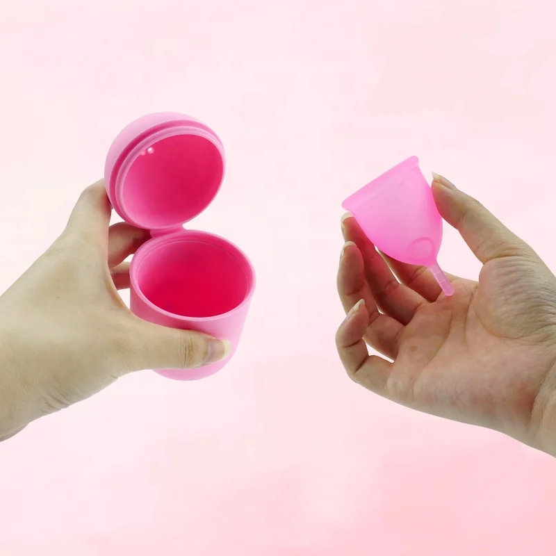 Hygiene Cup Wholesale 100%  Medical Copa Menstrual New Design Transparent Menstrual Cup