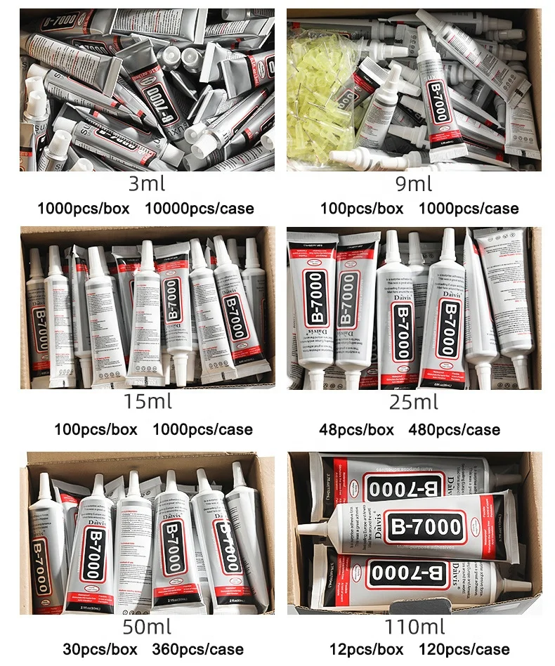 B7000 Professional Manufacture Fast-dry Nail Glue For False Nail Art