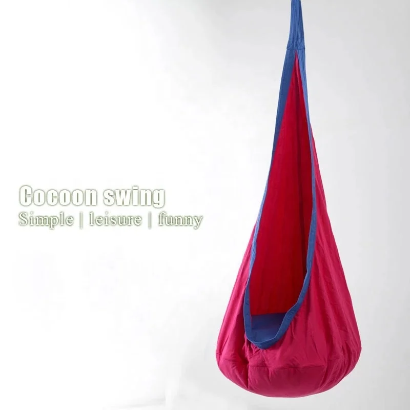 Colorful Garden Furniture Swing Chair Indoor Outdoor Hanging  Swing Children Hammock