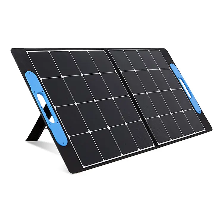 Ericsity 100w portable solar panel charger for laptop with 23% conversion efficient solar energy