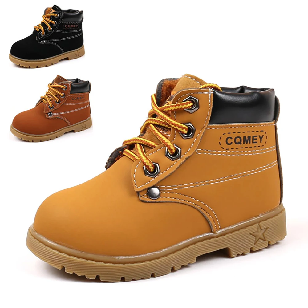 
Wholesale Winter Boots Warm Children Shoes Boy Girls Kids Martin Shoes 