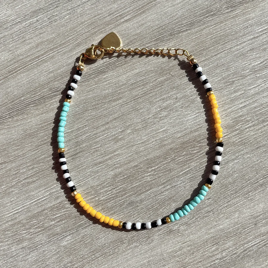 Hot selling ins small fresh color beaded bracelet from Japan and South Korea charm bracelets