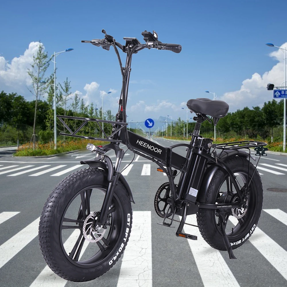 222 HEENOOR EU Warehouse Elektrofahrrad mit Fettreifen Bicicletas electrica electric bicycle 20 inch fat tire folding e bike