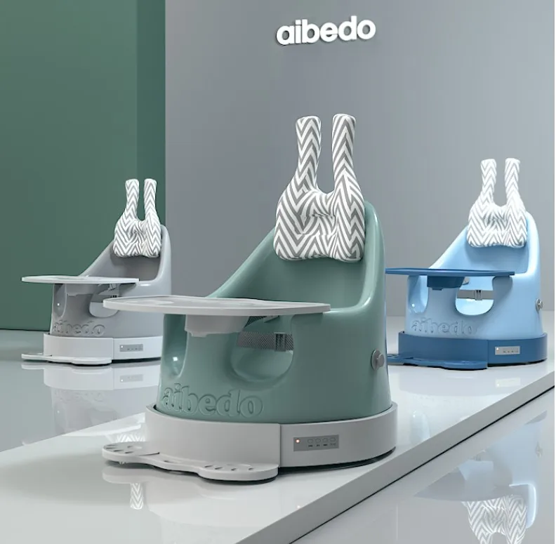 Hot sale  Baby Furniture Multi-Function waterproof PU Baby dinning Chair Child baby feeding chair