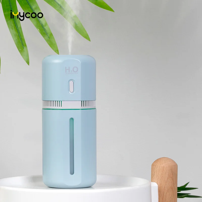 IMYCOO New Arrival Ultrasonic Mini air Humidifier Portable Usb Small Cool Mist Car air Humidifier with Lights