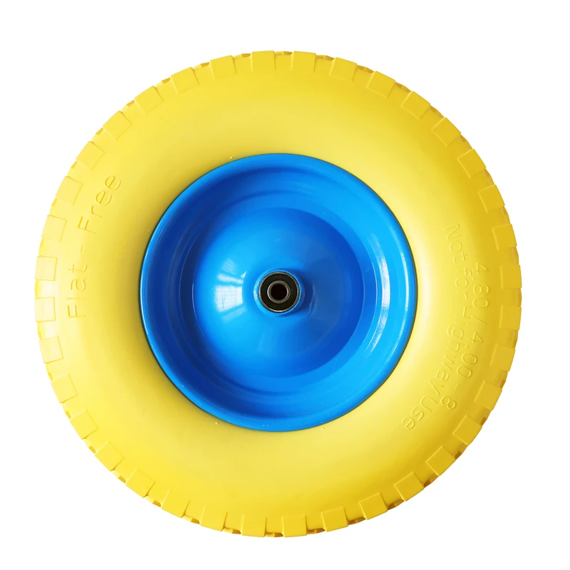 16 inch 4.00-8 Pu Foam Wheel Barrow Tire Wheelbarrow Wheel