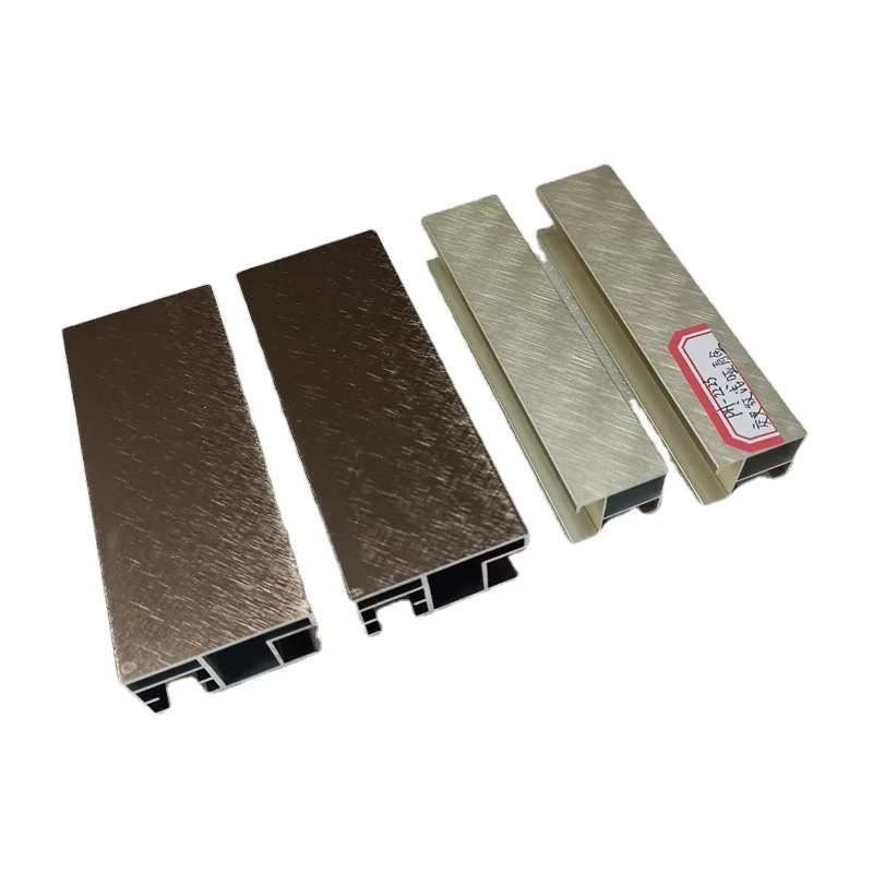 High End Brushed cross grain surface Aluminum Strips