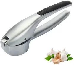 Amazon Kitchen Tool Zinc Alloy Garlic Press Manual Garlic Cutter Peeling Garlic Fruit and Vegetable Crusher