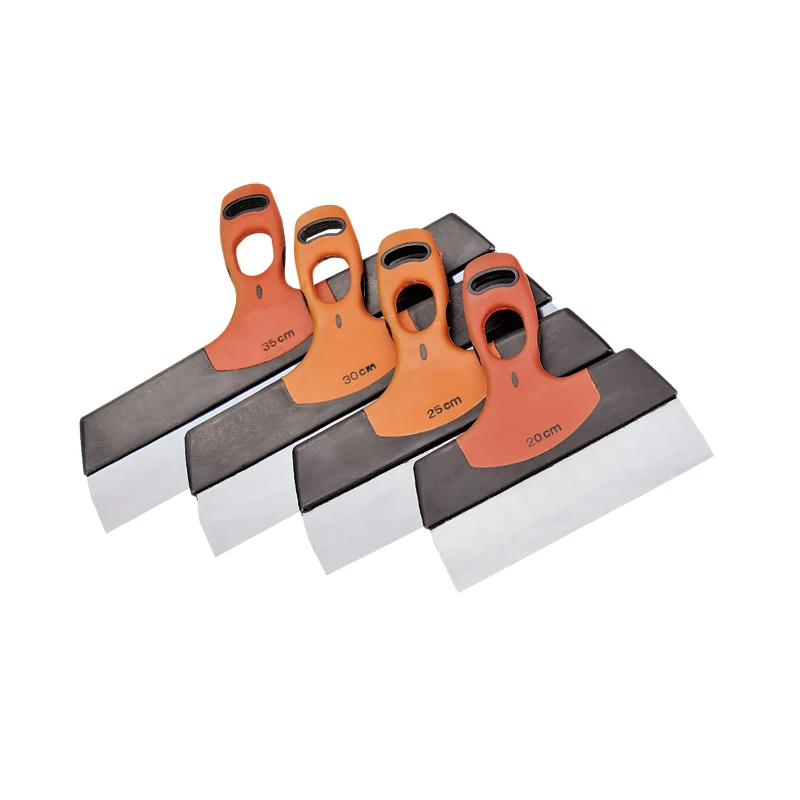 200-350mm steel putty knife  with double color TPR handle