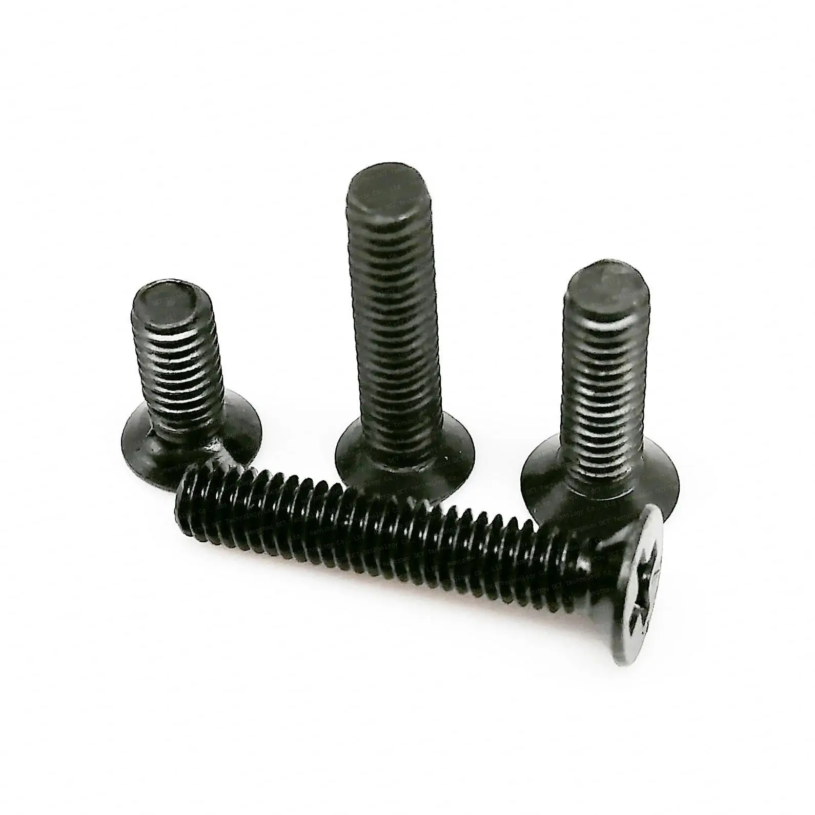 SDPSI DCT M1 M1.2 M1.4 M1.6 M2 M2.5 M3 M3.5 M4 GB819 Mini Small Black Carbon Steel Cross Phillips Flat Countersunk Head Screw