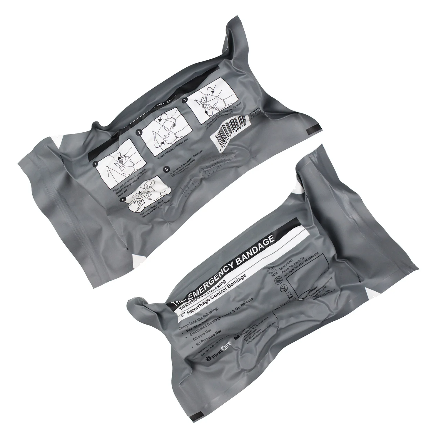 Anthrive New Arrival 4 inch First Aid Wound Emergency Trauma Dressing Elastic Combat Israel Tactical Israeli Bandage