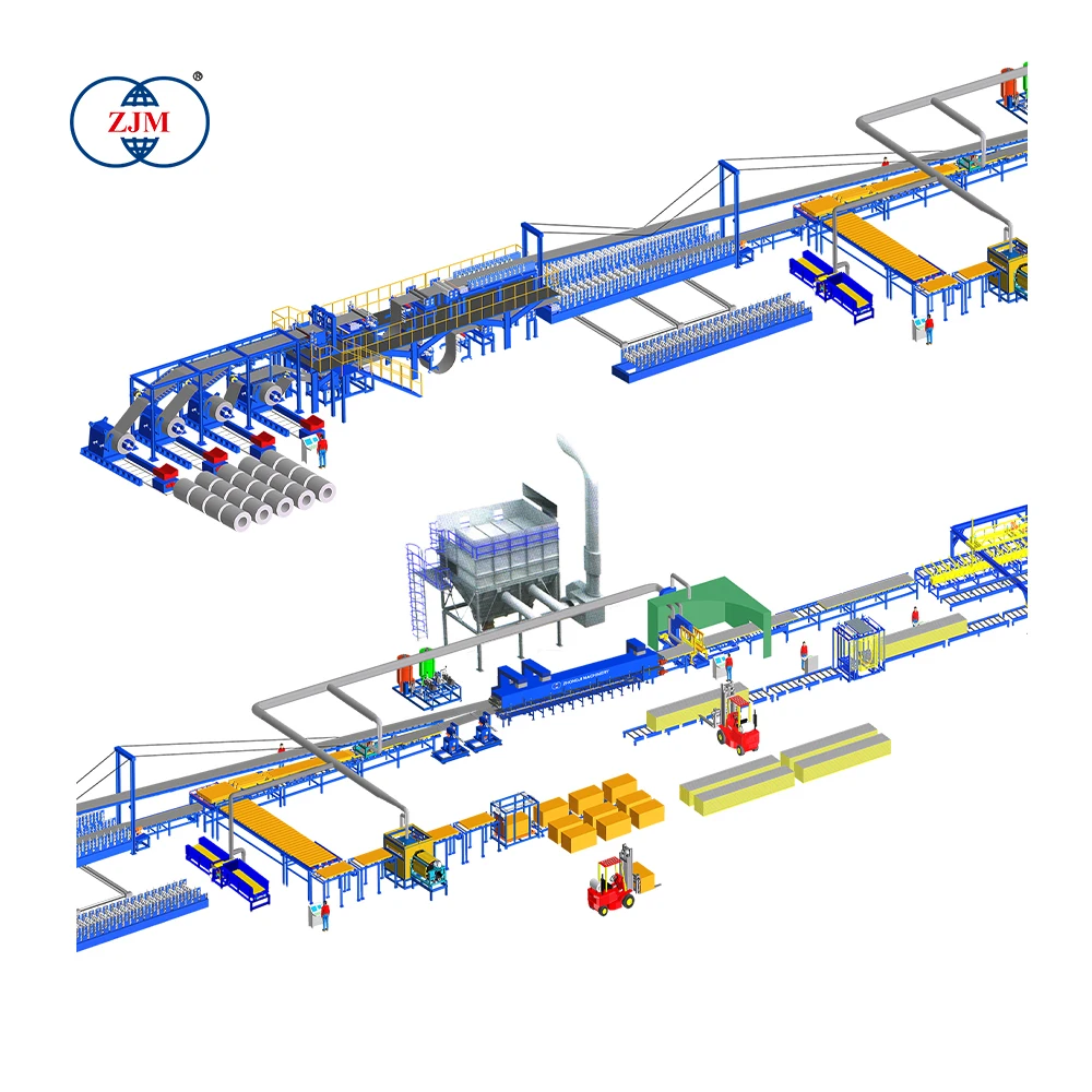Broad Market EPS Sandwich Panel Production Line With CE