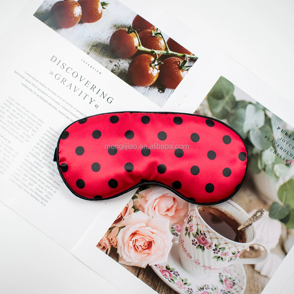 Hot sale frozen gel ice pack eye mask polka dot cold compress cooling eye mask beauty & personal care